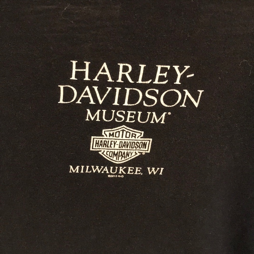 Harley Davidson ladies size M black tee shirt - Picture 5 of 6
